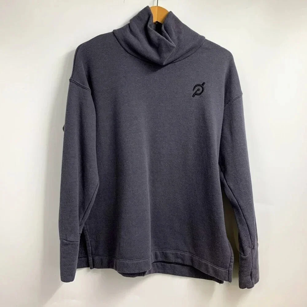 Peloton Men's Embroidered Logo Pullover Long Sleeve Hoodie Size L
